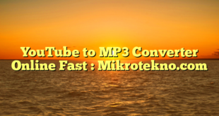 YouTube to MP3 Converter Online Fast : Mikrotekno.com