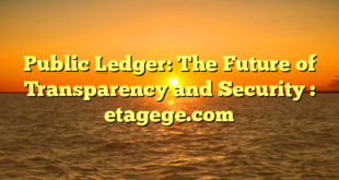 Public Ledger: The Future of Transparency and Security : etagege.com