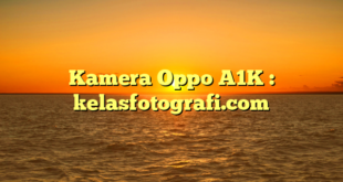 Kamera Oppo A1K : kelasfotografi.com